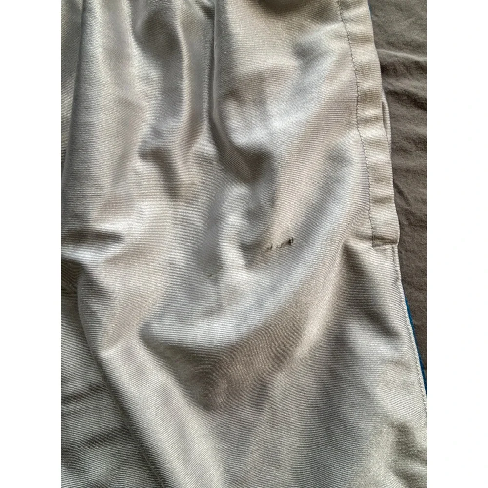 Jordan Mens Basketball Shorts XXL White Black Blue Jumpman Dazzle Mesh Athletic